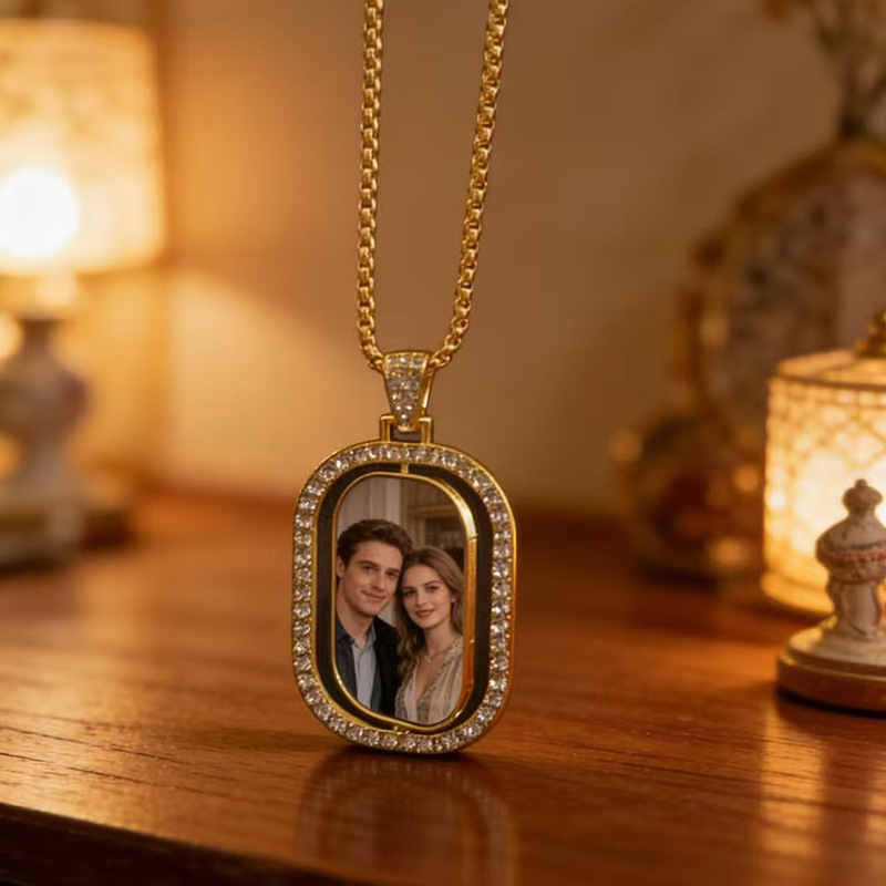 Personalized Custom Rectangula - Jewelry Making Metal avis et prix