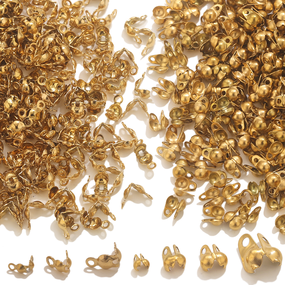50pcs PVD Gold Plated Stainles - Jewelry Making Metal avis et prix