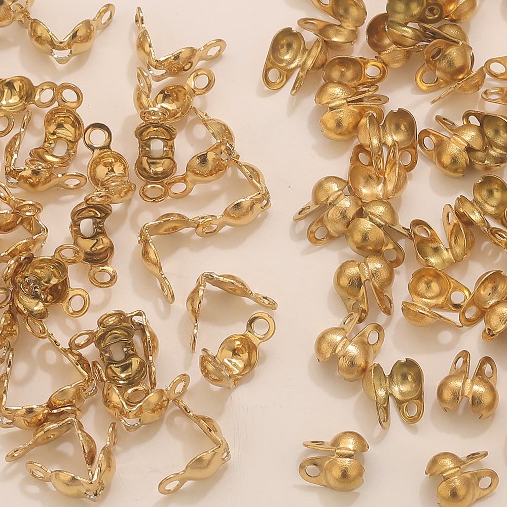 50pcs PVD Gold Plated Stainles - Jewelry Making Metal avis et prix