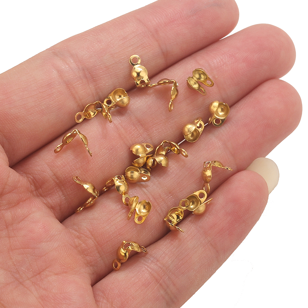 50pcs PVD Gold Plated Stainles - Jewelry Making Metal avis et prix
