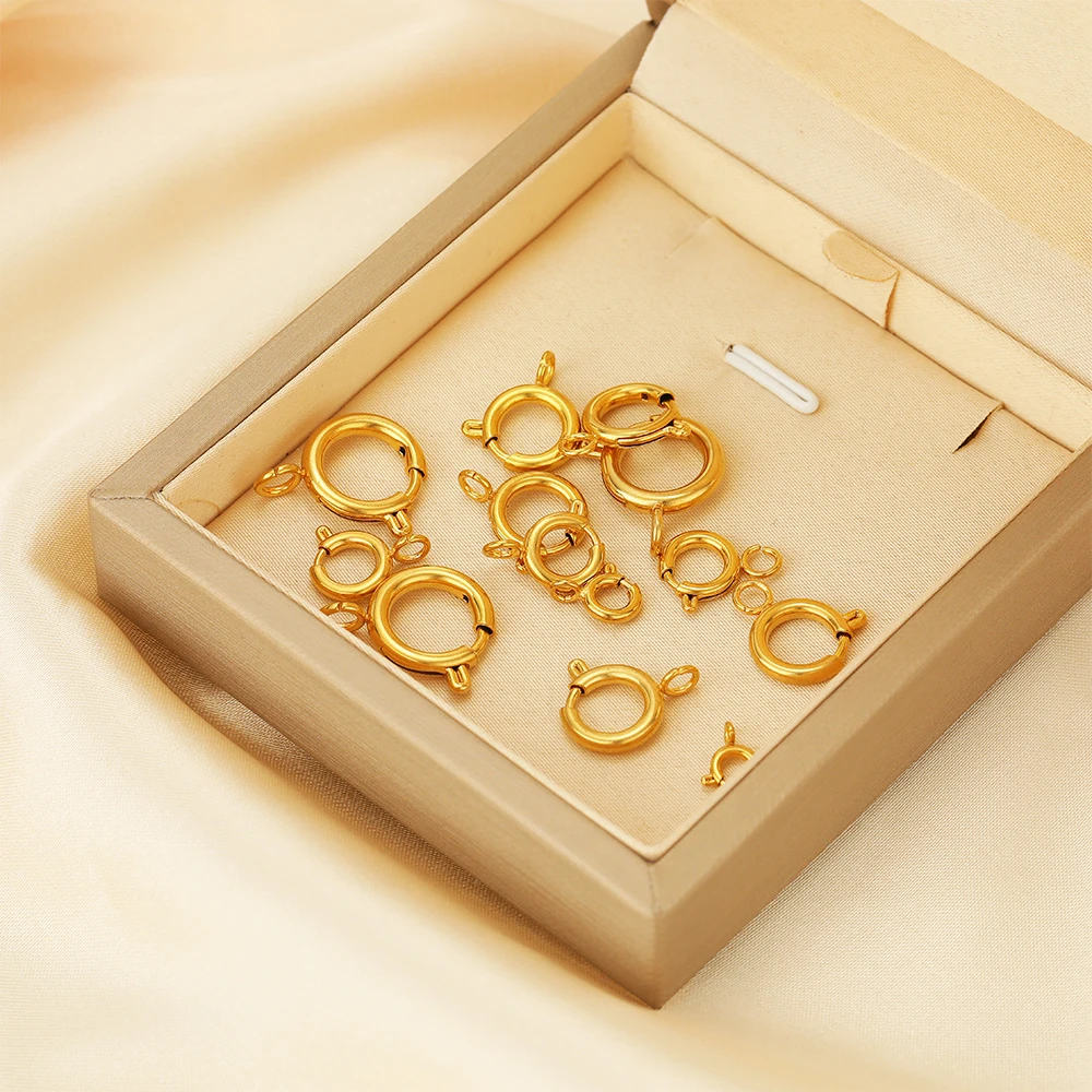 10pcs Stainless Steel Spring R - Jewelry Making Rings avis et prix
