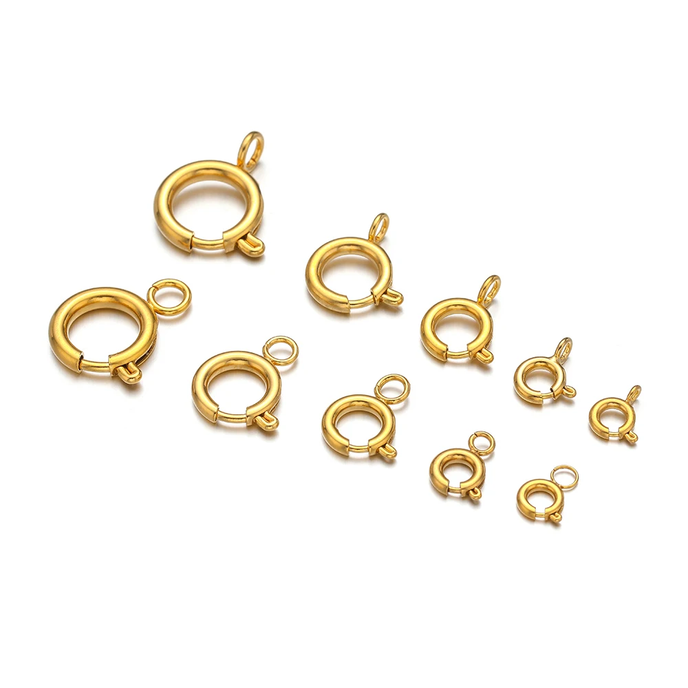 10pcs Stainless Steel Spring R - Jewelry Making Rings avis et prix