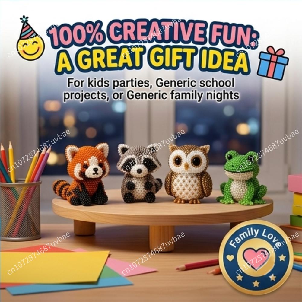 Mini 3D Animal Bead Crafting S - Jewelry Making Kits For Kids avis et prix