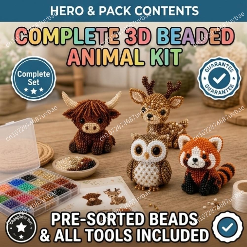 Mini 3D Animal Bead Crafting S - Jewelry Making Kits For Kids avis et prix