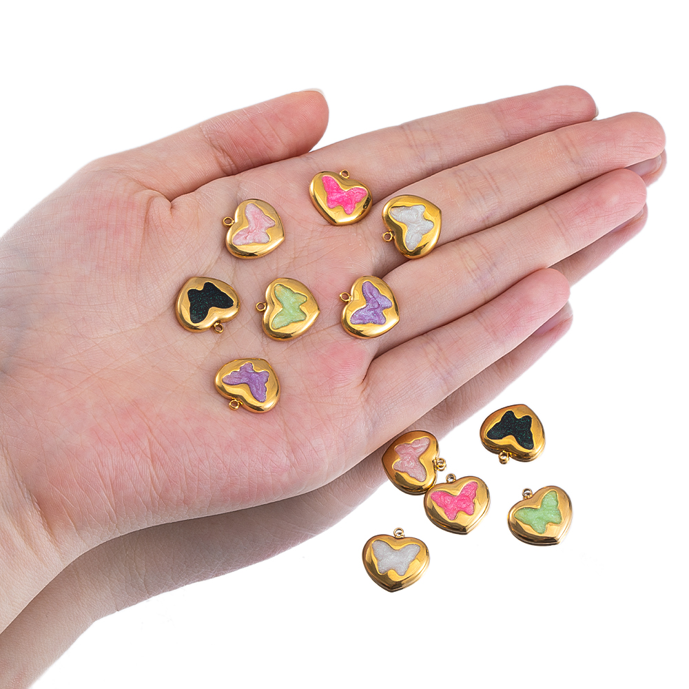 2pcs Enamel Butterfly Lava Lov - Jewelry Making Beginners avis et prix