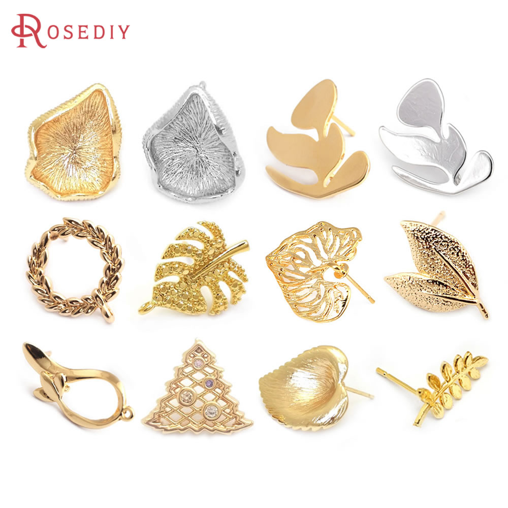 18K Gold Color Brass Lotus Lea - Jewelry Making Earring Supplies avis et prix