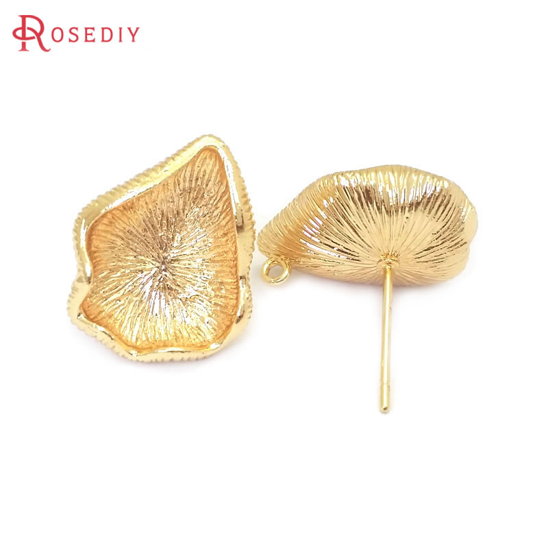 18K Gold Color Brass Lotus Lea - Jewelry Making Earring Supplies avis et prix