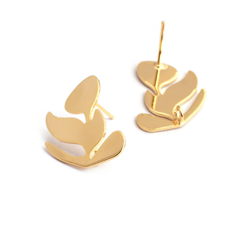 18K Gold Color Brass Lotus Lea - Jewelry Making Earring Supplies avis et prix