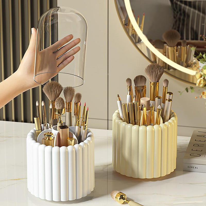 360° Rotating Makeup Brushes H - Jewelry Making Organizer avis et prix