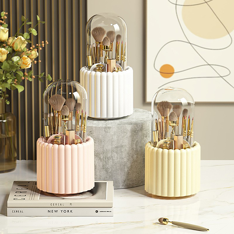 360° Rotating Makeup Brushes H - Jewelry Making Organizer avis et prix