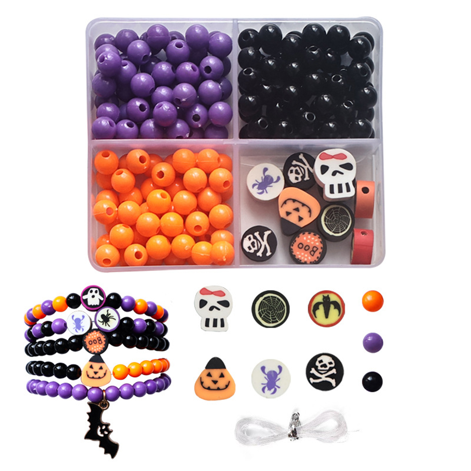 Halloween 4 grid beading set,  - Jewelry Making With Resin avis et prix
