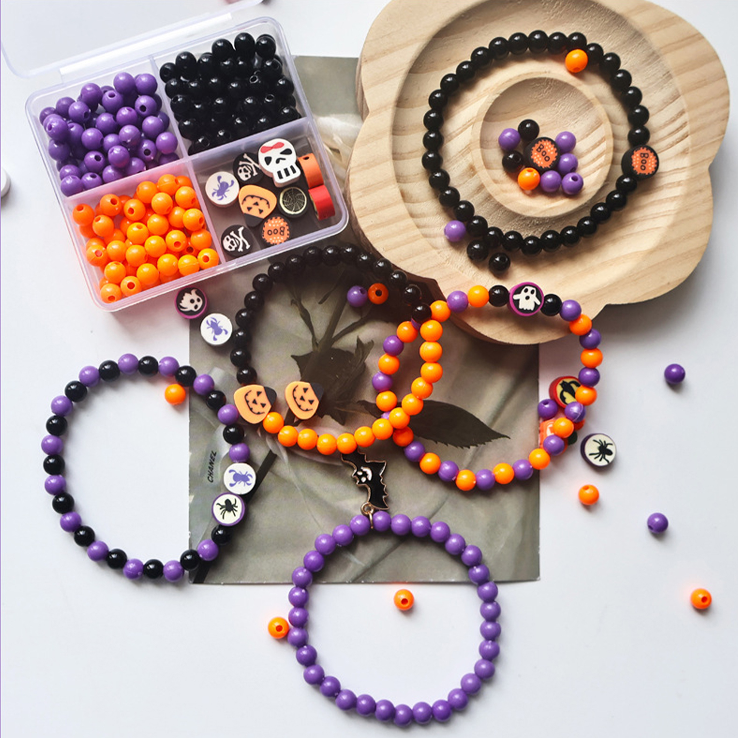 Halloween 4 grid beading set,  - Jewelry Making With Resin avis et prix