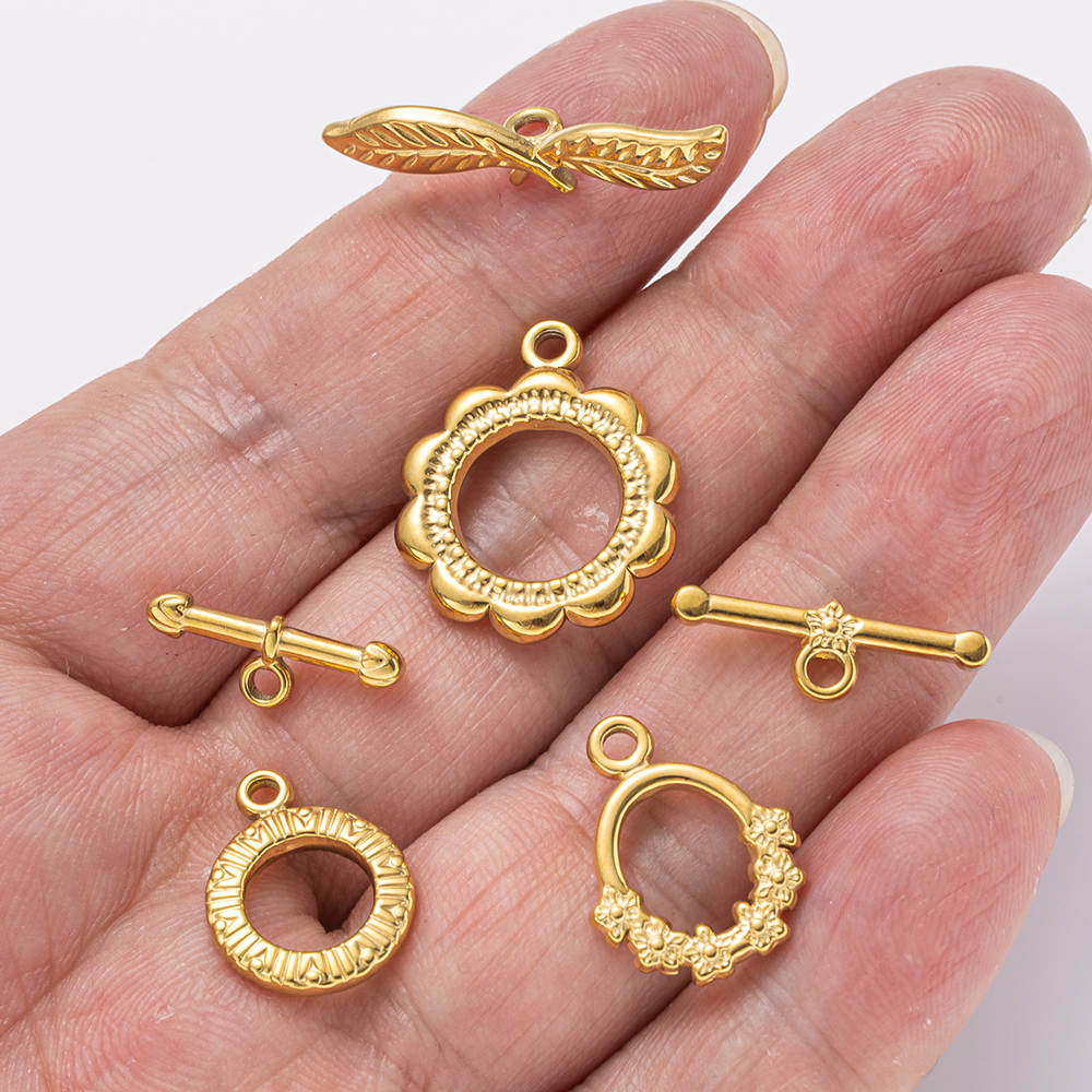 5 Sets Stainless Steel Toggle  - Jewelry Making Rings avis et prix