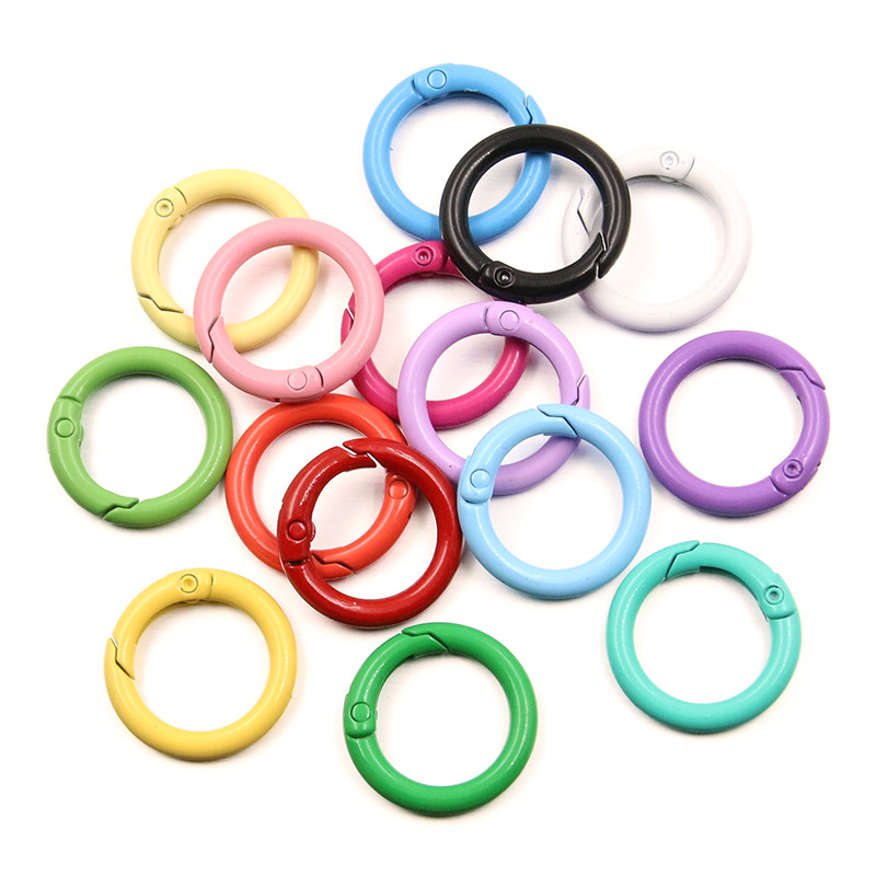 5-20pcs Colorful Spring O Ring - Jewelry Making Metal avis et prix