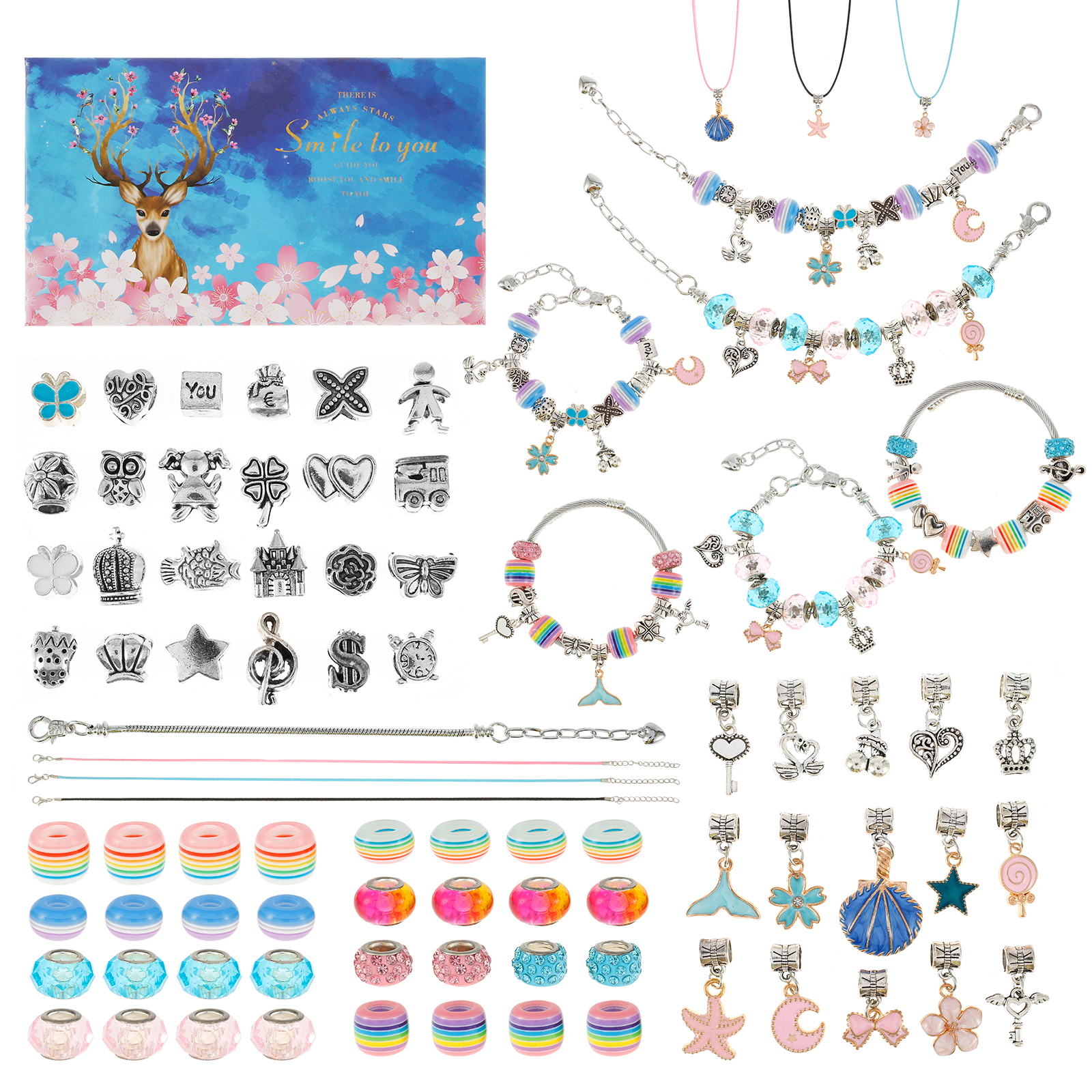 78Pcs Bracelet Making Kit Char - Jewelry Making Kits For Kids avis et prix