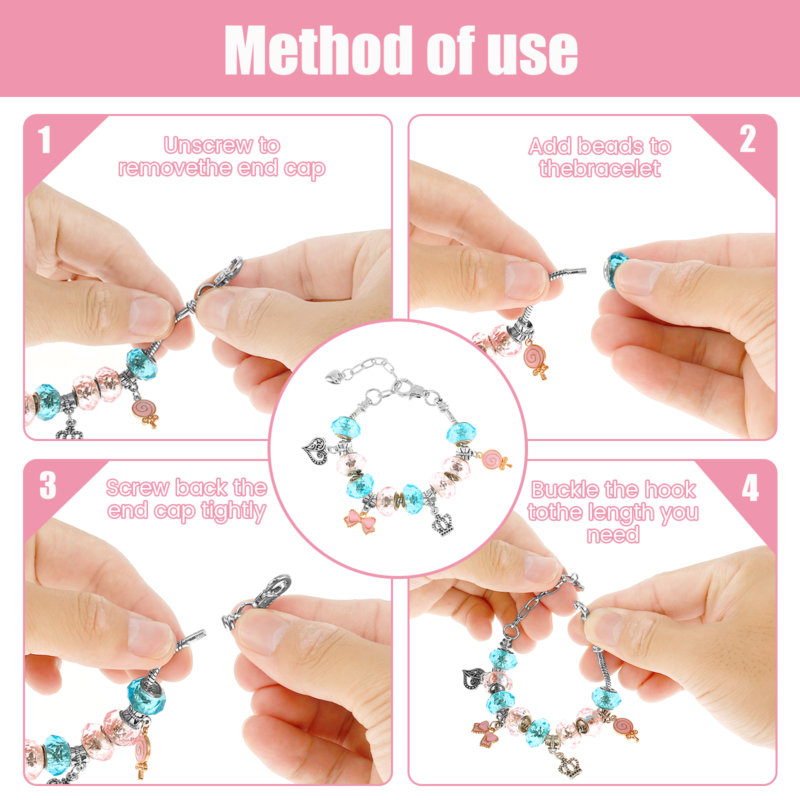 78Pcs Bracelet Making Kit Char - Jewelry Making Kits For Kids avis et prix