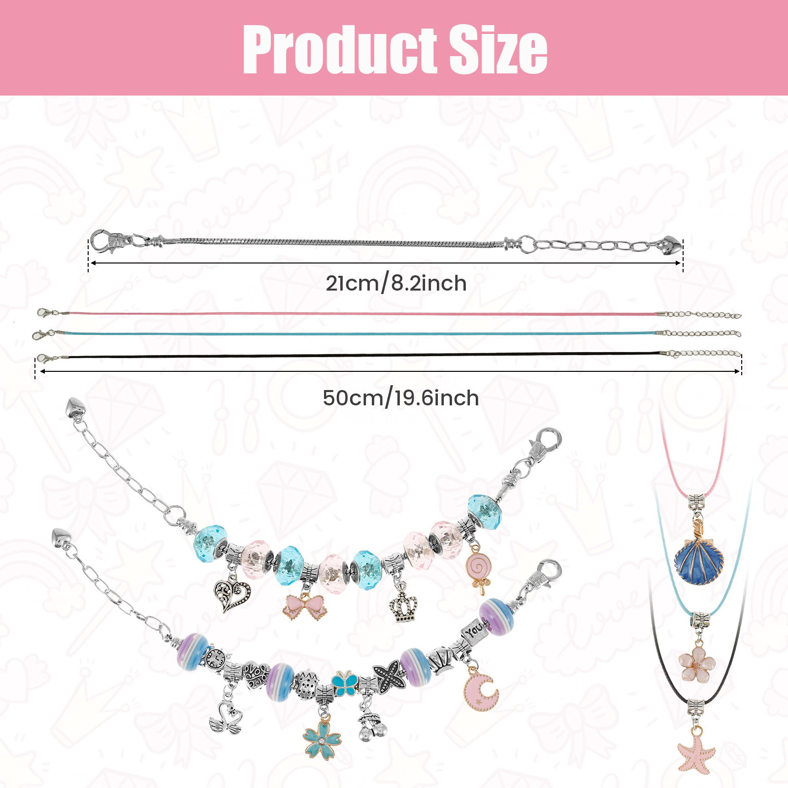 78Pcs Bracelet Making Kit Char - Jewelry Making Kits For Kids avis et prix