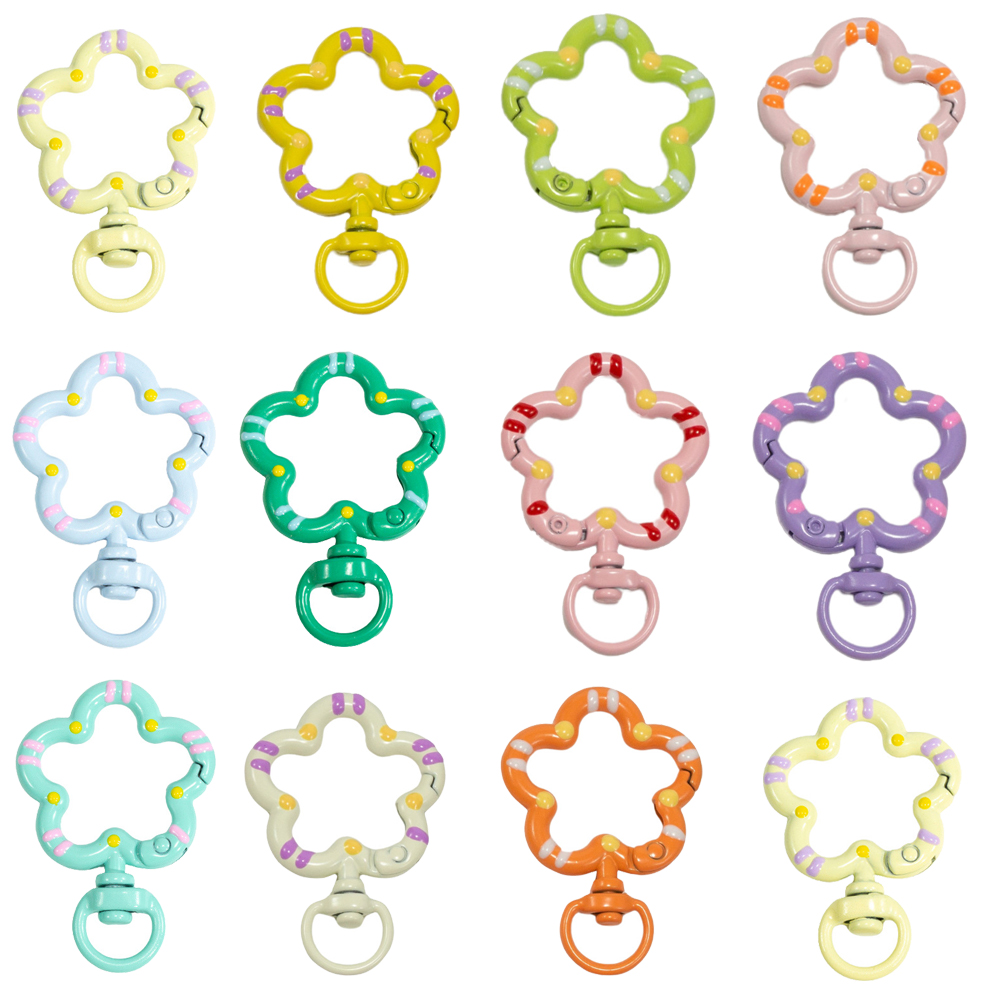 5pcs Flower Metal Lobster Claw - Jewelry Making Metal avis et prix