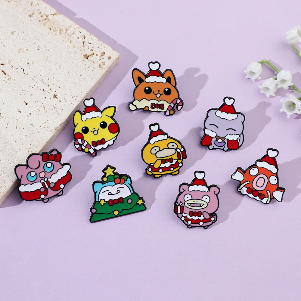 8 Pcs Christmas Slowpoke Brooc - Jewelry Making Jewelry avis et prix