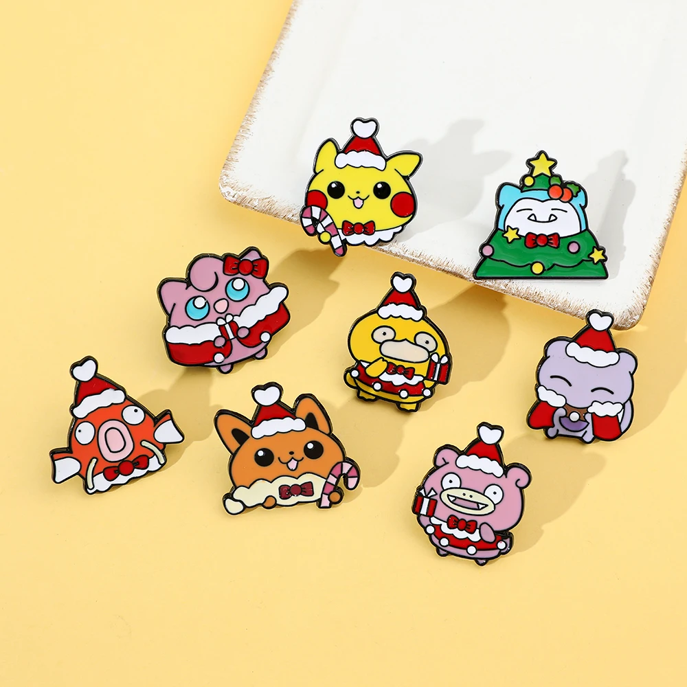8 Pcs Christmas Slowpoke Brooc - Jewelry Making Jewelry avis et prix