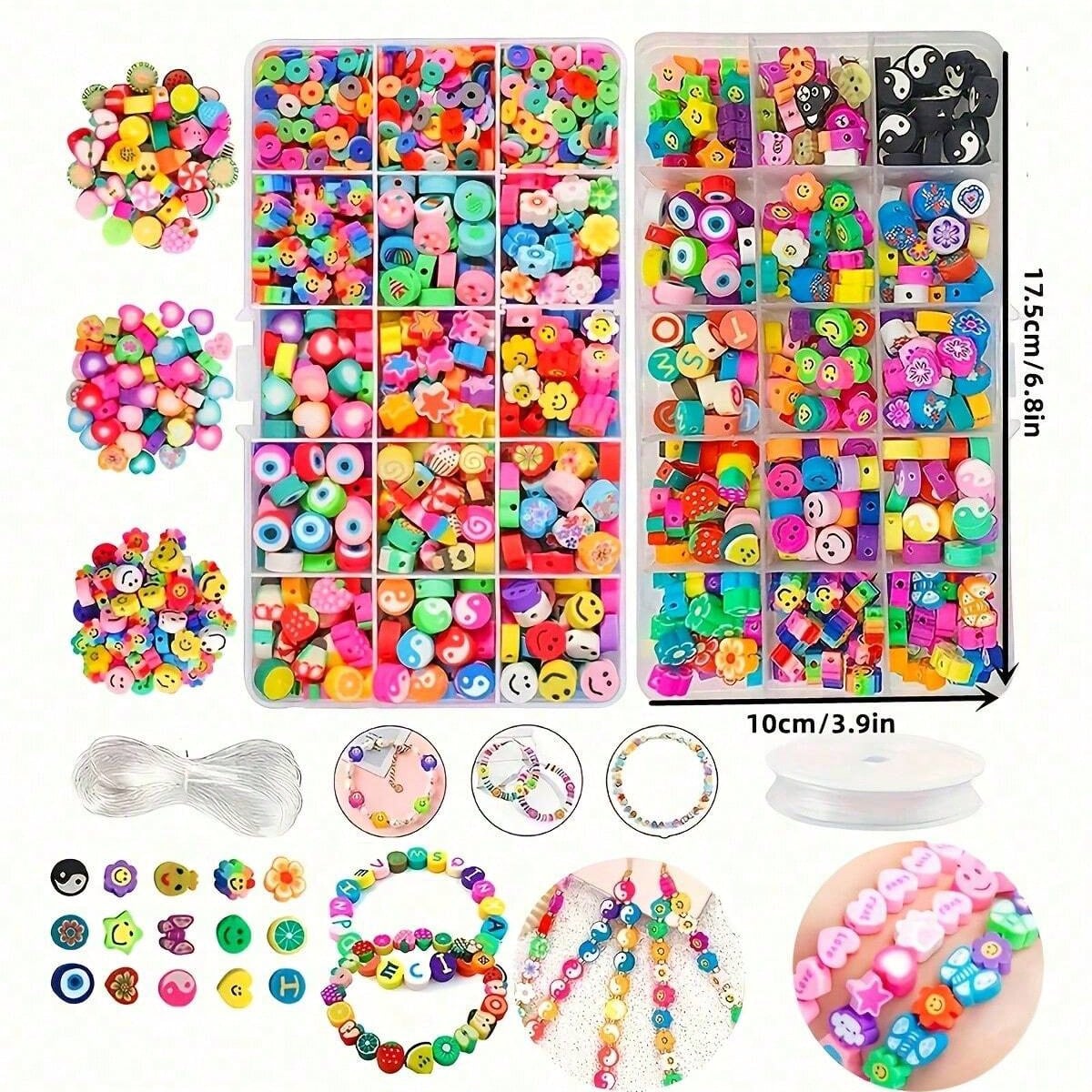 1450/1200/250pcs Polymer Clay  - Jewelry Making Organizer avis et prix