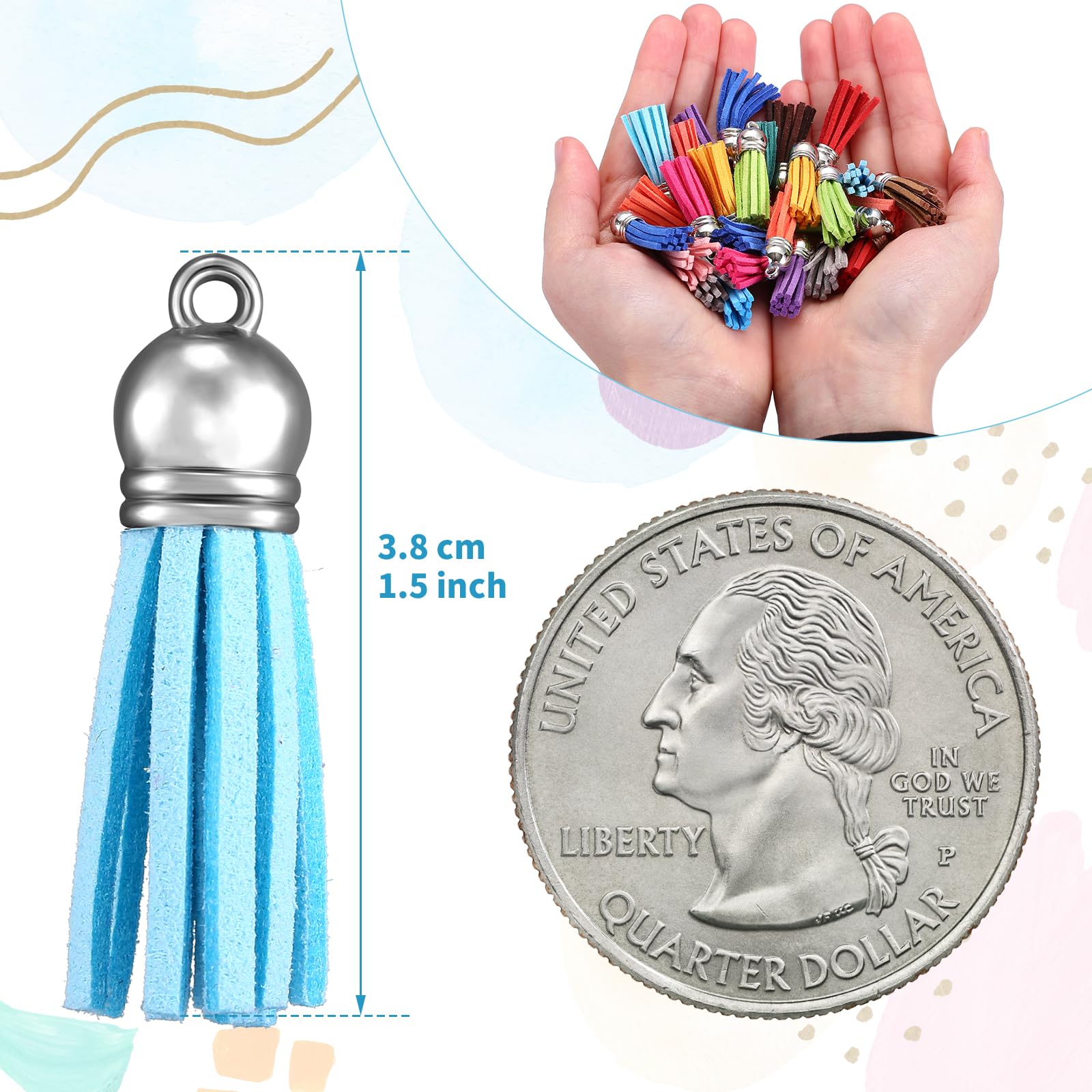 10/20/60 Pcs Mini Tassels Faux - Jewelry Making Beginners avis et prix