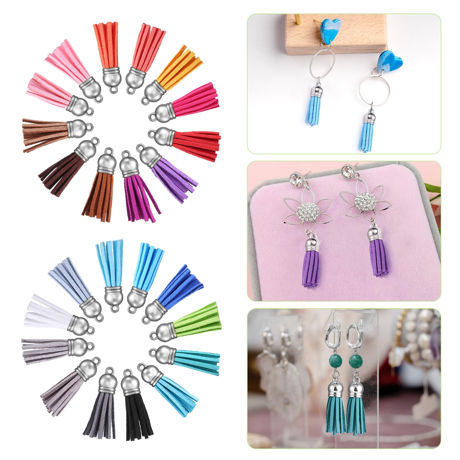 10/20/60 Pcs Mini Tassels Faux - Jewelry Making Beginners avis et prix