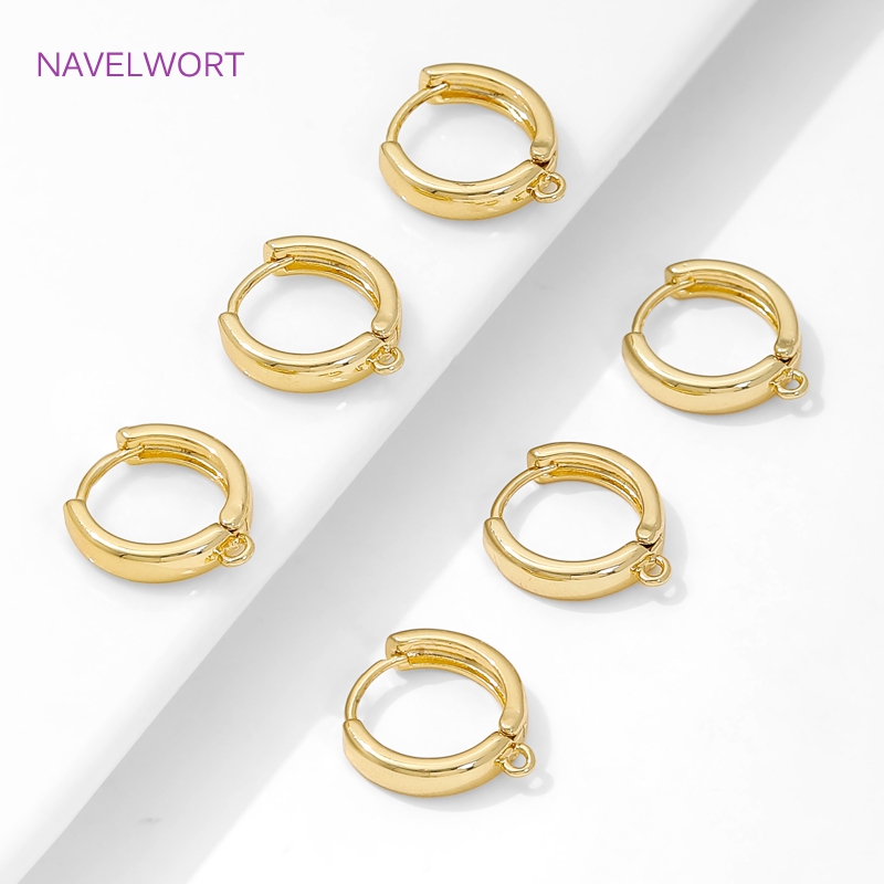 18K Gold Plated Round Shvenzy  - Jewelry Making Earring Supplies avis et prix