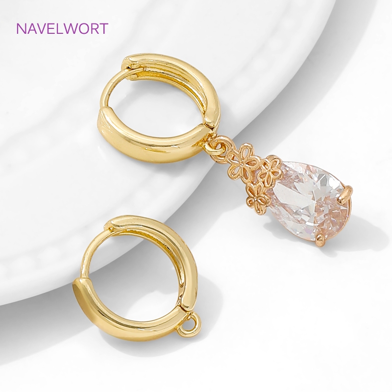 18K Gold Plated Round Shvenzy  - Jewelry Making Earring Supplies avis et prix