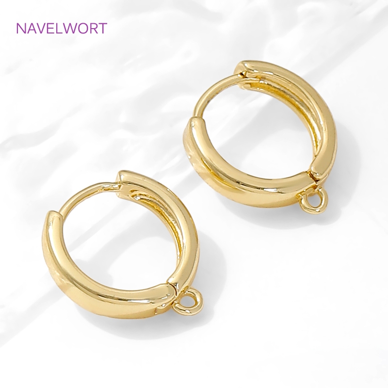 18K Gold Plated Round Shvenzy  - Jewelry Making Earring Supplies avis et prix