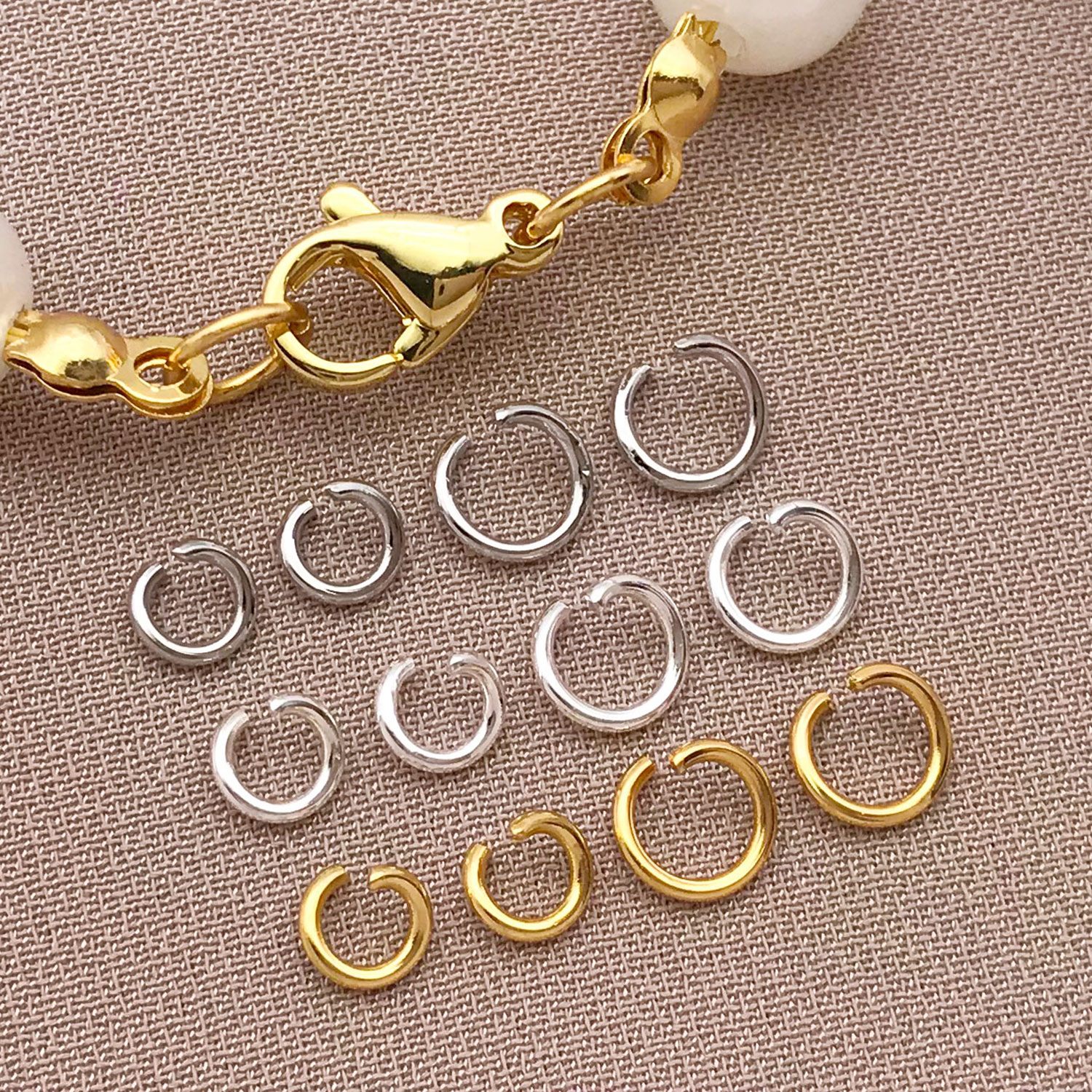 200pcs 4/5mm 18K Gold Plated S - Jewelry Making Looper Tool avis et prix