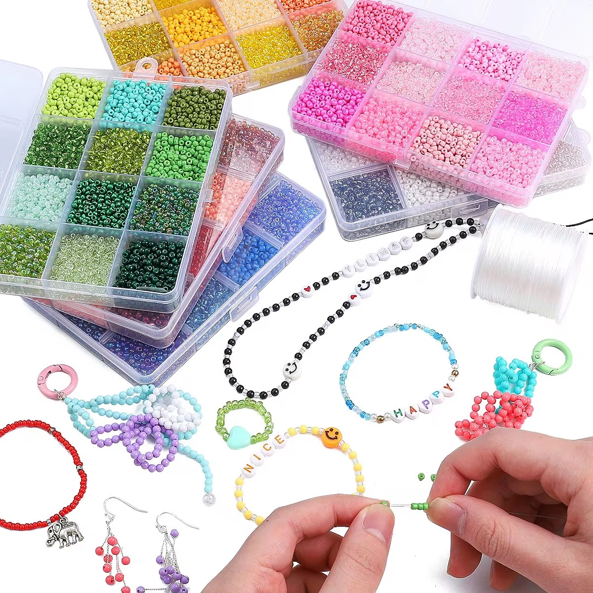 3600pcs 3mm Glass Seed Beads,  - Jewelry Making Tutorial avis et prix