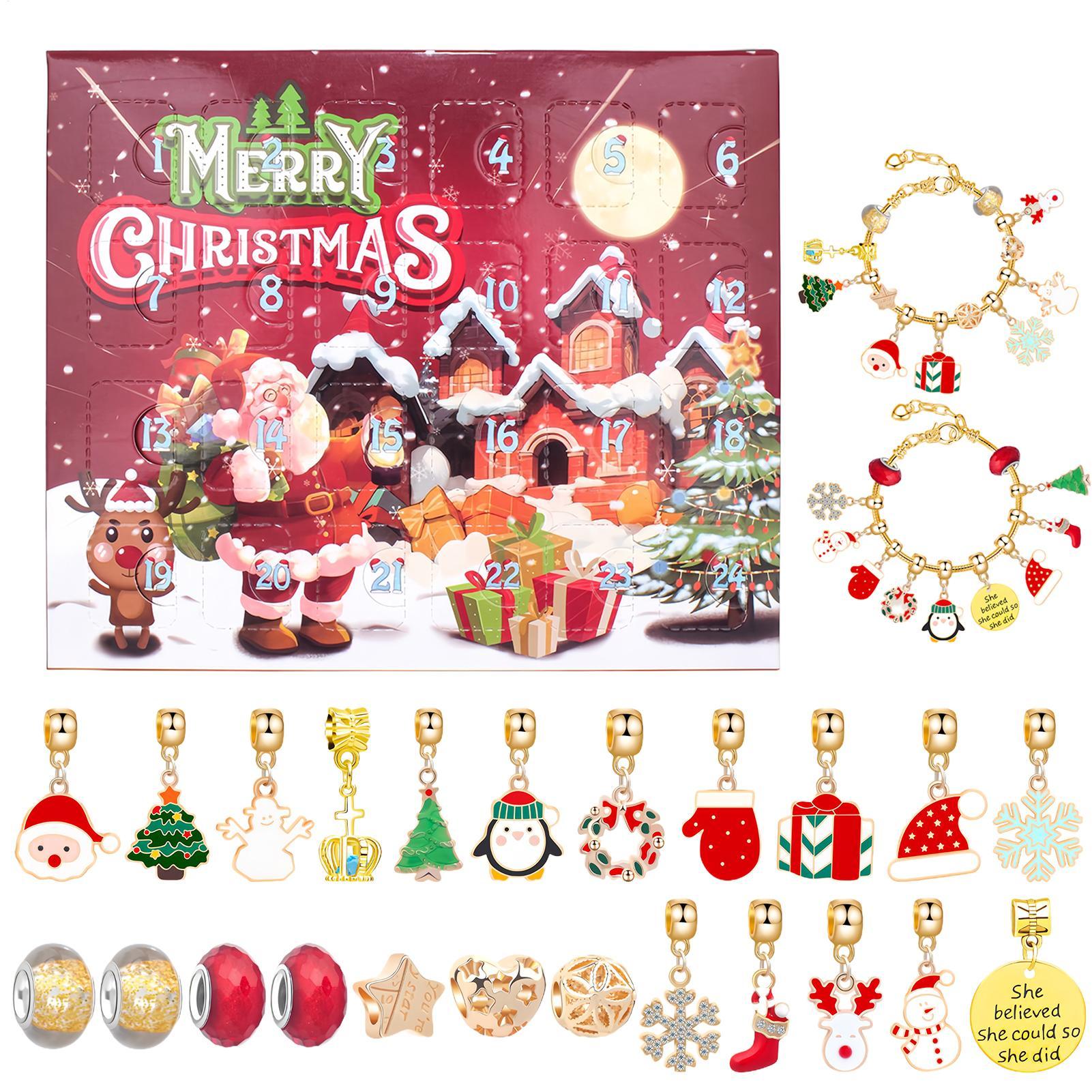 Christmas Bracelet Beaded Adve - Jewelry Making Advent Calendar avis et prix