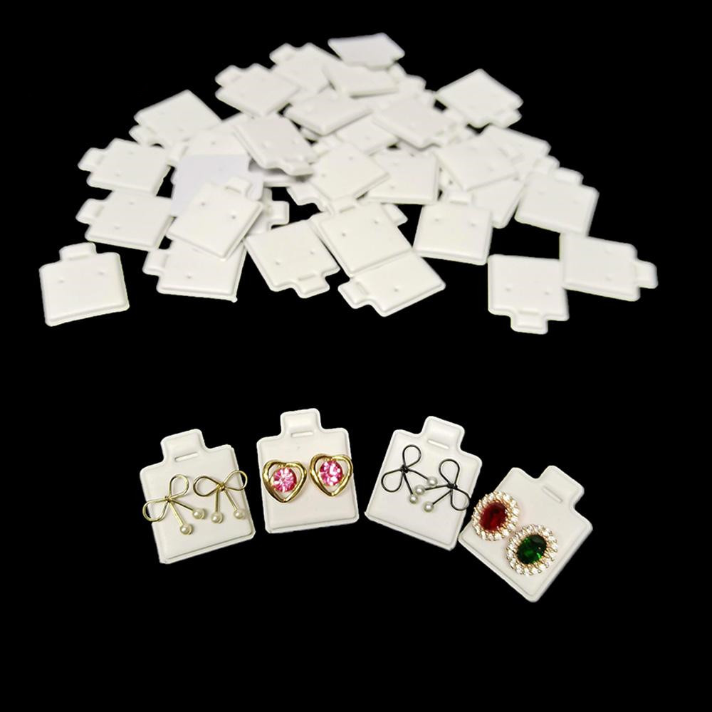 100pcs/bag Ear Studs Holder Wh - Jewelry Making Organizer avis et prix