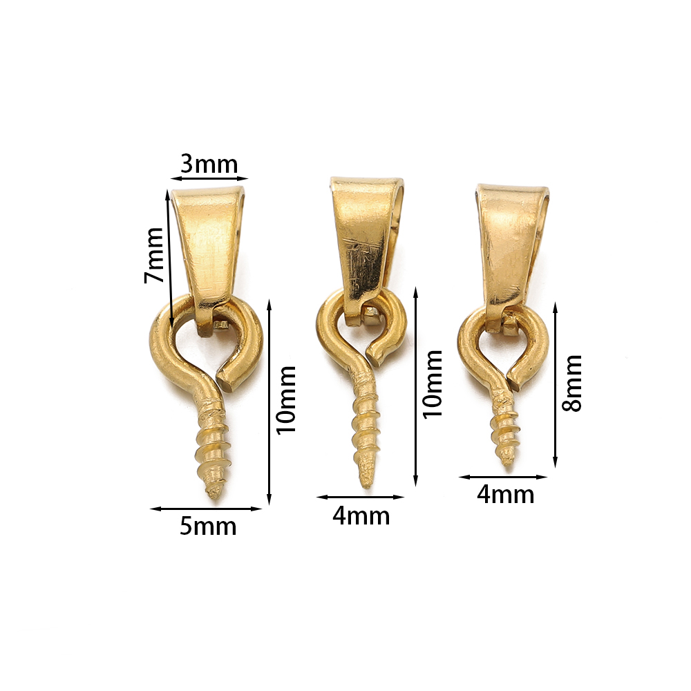 20pcs Stainless Steel Screw Ey - Jewelry Making Looper Tool avis et prix