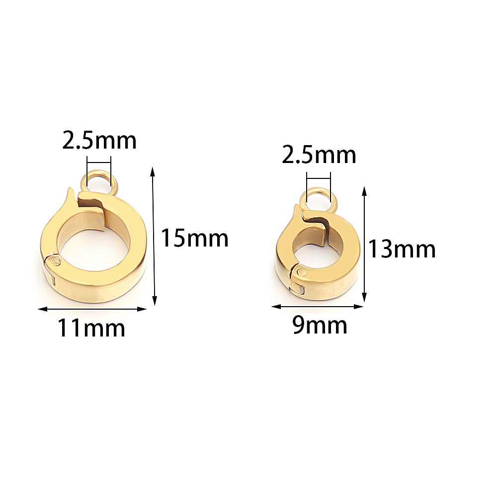 Stainless Steel Necklace Clasp - Jewelry Making Earring Supplies avis et prix