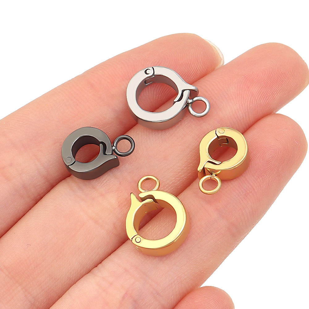 Stainless Steel Necklace Clasp - Jewelry Making Earring Supplies avis et prix