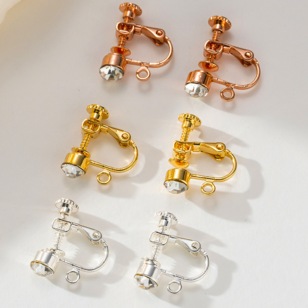 10pcs Brass Clip on Earring Co - Jewelry Making Earring Supplies avis et prix