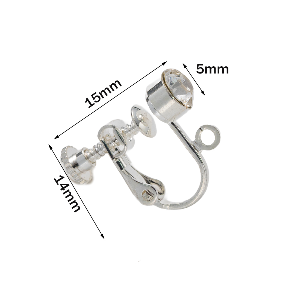 10pcs Brass Clip on Earring Co - Jewelry Making Earring Supplies avis et prix