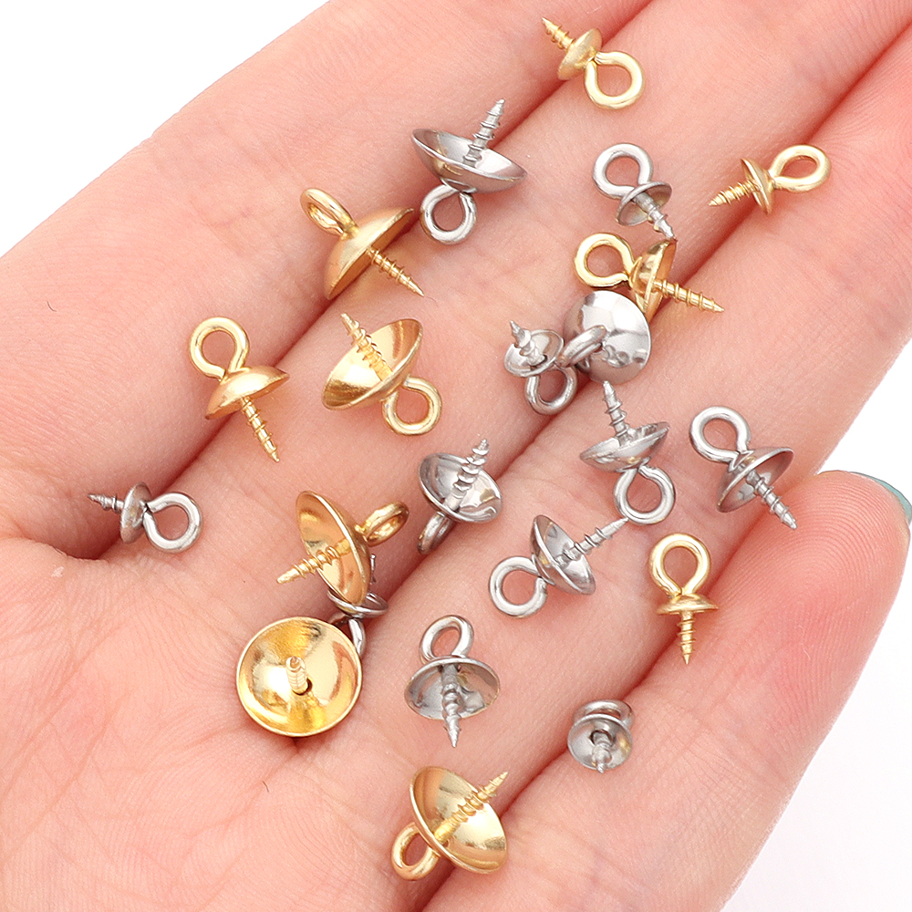 20pcs Stainless Steel Screw Ey - Jewelry Making Looper Tool avis et prix