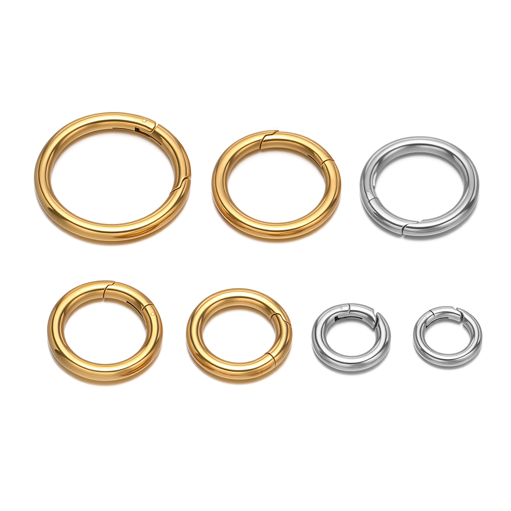 2Pcs/Lot Round Spring Clasps S - Jewelry Making Metal avis et prix