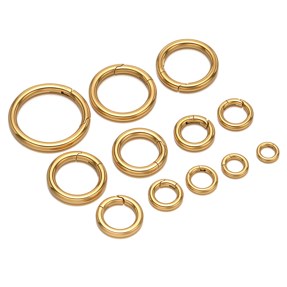 2Pcs/Lot Round Spring Clasps S - Jewelry Making Metal avis et prix