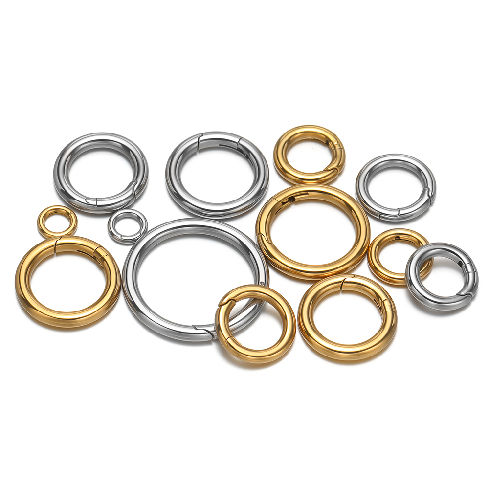 2Pcs/Lot Round Spring Clasps S - Jewelry Making Metal avis et prix