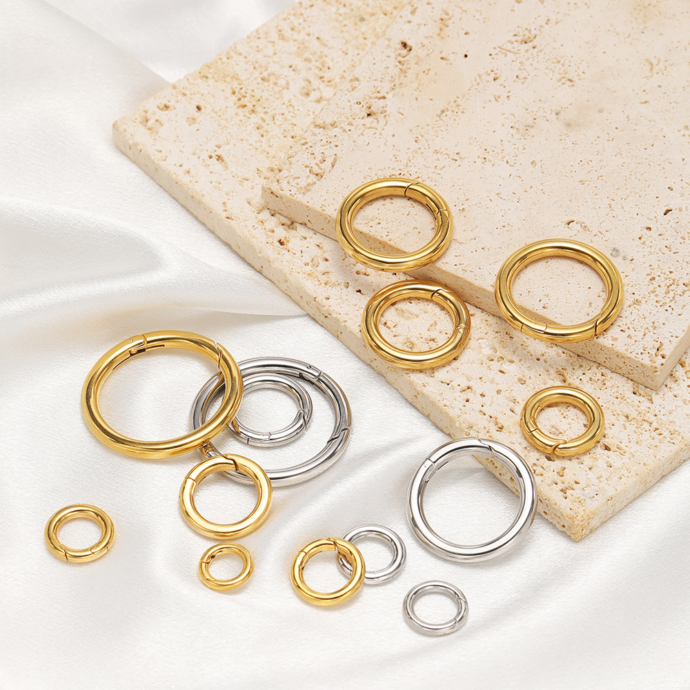 2Pcs/Lot Round Spring Clasps S - Jewelry Making Metal avis et prix