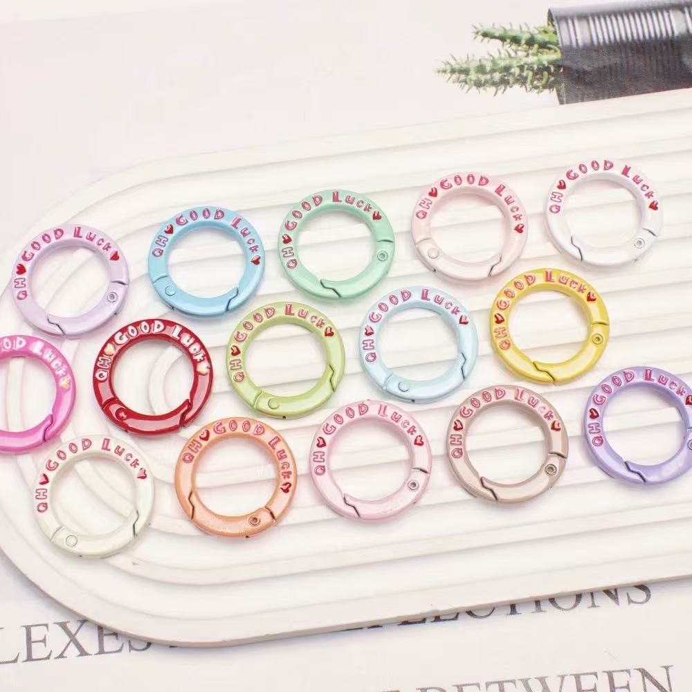 5pcs 27mm Good Luck Round Spri - Jewelry Making Necklaces avis et prix