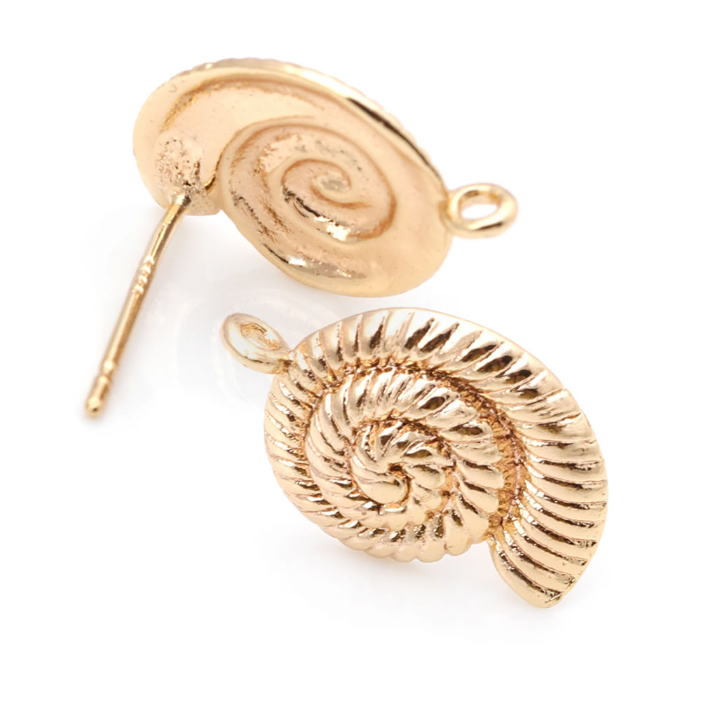 6PCS 18K Gold Color Brass Conc - Jewelry Making Earring Supplies avis et prix