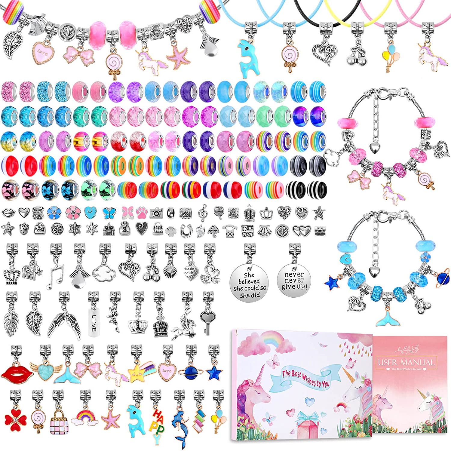Charm Bracelet Making Kit DIY  - Jewelry Making Kits For Kids avis et prix