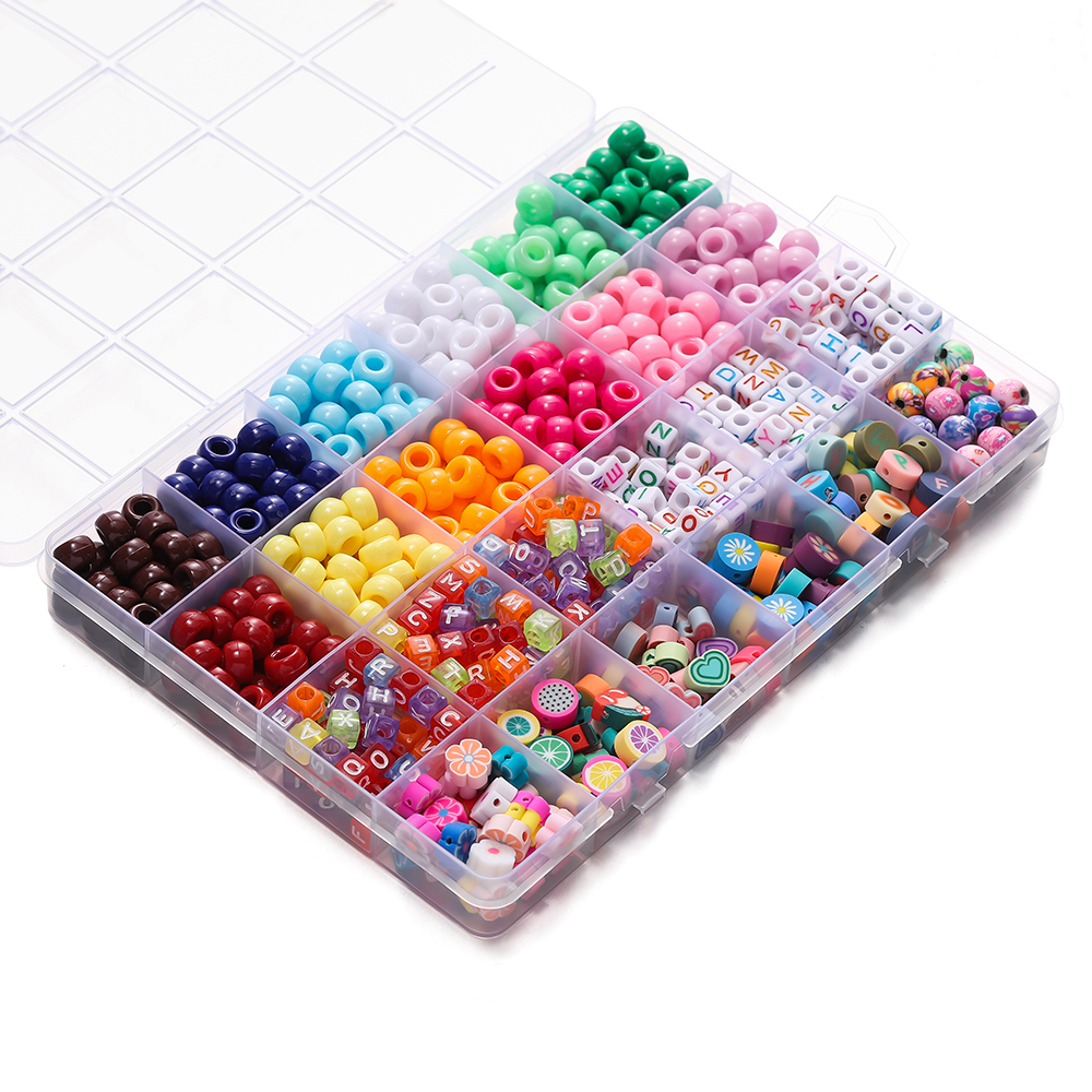 680pcs/Box Colorful Acrylic Po - Jewelry Making Beginners avis et prix