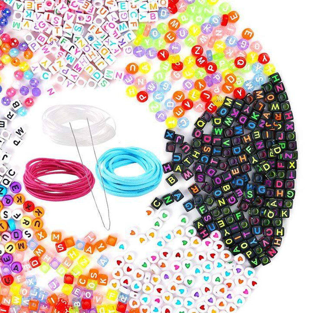 1300Pcs Colorful English Alpha - Jewelry Making Kits For Kids avis et prix