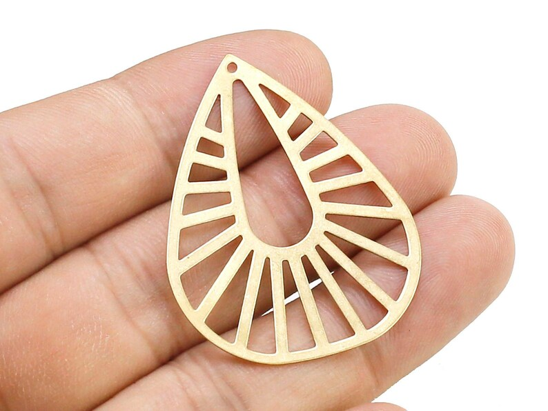 10pcs Filigree Teardrop Pendan - Jewelry Making Hammer avis et prix